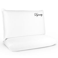 2 Coolbreeze Gel Memory Foam Pillows - DynastyMattress