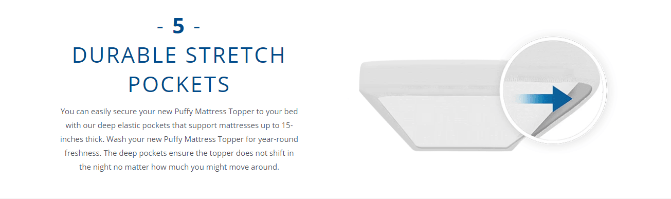 Durable Stretch Pockets Gra[hic | Dynasty Mattress